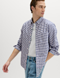 Ultimate Pure Cotton Check Oxford Shirt