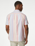 Pure Cotton Striped Oxford Shirt