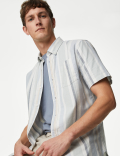 Pure Cotton Striped Oxford Shirt