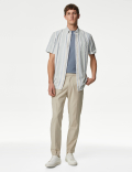 Pure Cotton Striped Oxford Shirt