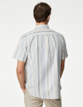 Pure Cotton Striped Oxford Shirt