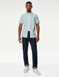Pure Cotton Striped Oxford Shirt