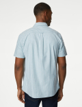 Pure Cotton Striped Oxford Shirt