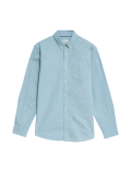 Easy Iron Pure Cotton Oxford Shirt
