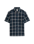 Regular Fit Pure Cotton Check Shirt