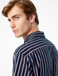 Cotton Rich Striped Shirt