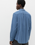 Regular Fit Striped Corduroy Shirt
