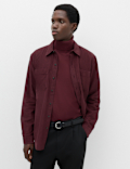 Regular Fit Striped Corduroy Shirt