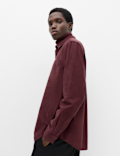 Regular Fit Striped Corduroy Shirt