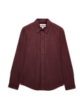 Regular Fit Striped Corduroy Shirt