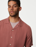 Soft Touch Pure Lyocell Cuban Collar Shirt
