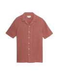 Soft Touch Pure Lyocell Cuban Collar Shirt
