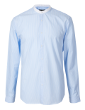 Pure Cotton Striped Grandad Shirt