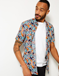 Cotton Rich Printed Shirt