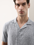 Linen Blend Short Sleeve Shirt