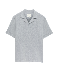 Linen Blend Short Sleeve Shirt