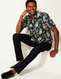 Cotton Rich Pineapple Print Shirt