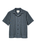 Geometric Jacquard Short Sleeve Shirt