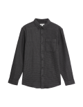 Pure Cotton Textured Shirt