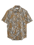 Cotton Print Revere Shirt