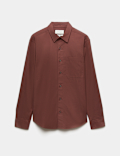 Lyocell Blend Regular Fit Shirt