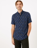 Aztec Diamond Print Shirt