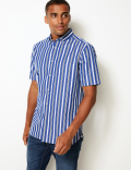 Cotton Striped Relaxed Shirt
