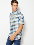Pure Cotton Checked Shirt