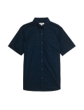 Easy Iron Pure Cotton Textured Shirt