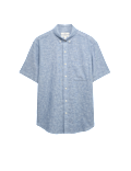 Regular Fit Linen Rich Short Sleeve Shirt