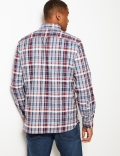 Pure Cotton Checked Relaxed Fit Shirt