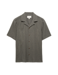 Regular Fit Crinkle Seersucker Shirt