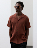 Regular Fit Crinkle Seersucker Shirt