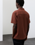 Regular Fit Crinkle Seersucker Shirt
