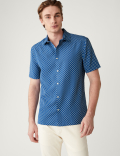 Geometric Print Shirt