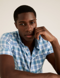 Pure Cotton Check Shirt