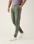 Side Stripe Pure Cotton Joggers