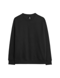 Cotton Rich Relaxed Fit Crew Neck Sweatshirt