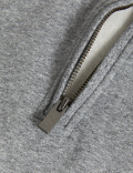 Pure Cotton Half Zip Sweatshirt