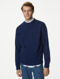 Relaxed Fit Pure Cotton Sweatshirt