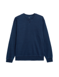 Relaxed Fit Pure Cotton Sweatshirt