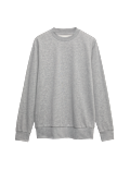 Cotton Rich Crew Neck Sweatshirt
