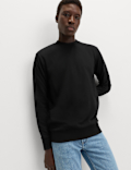 Cotton Rich Crew Neck Sweatshirt