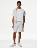 Cotton Rich Oversized Jersey Shorts
