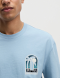 Pure Cotton Surfboard Graphic T-Shirt