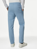 Drawstring Pure Cotton Straight Leg Joggers