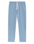 Drawstring Pure Cotton Straight Leg Joggers