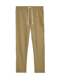 Drawstring Pure Cotton Straight Leg Joggers