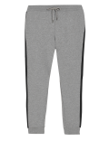 Side Stripe Cuffed Pure Cotton Joggers
