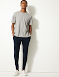 Slim Fit Cotton Blend Cuffed Joggers